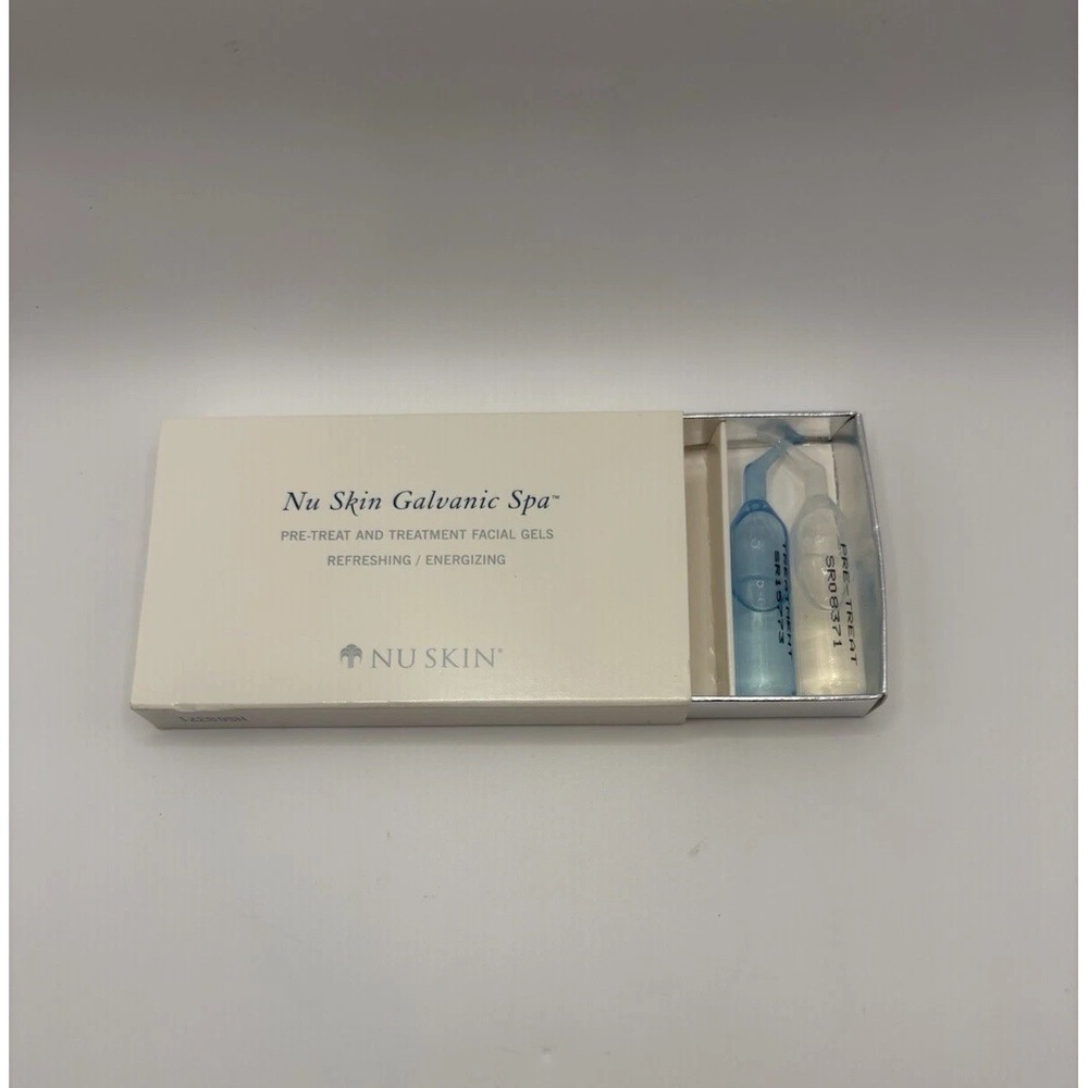 Nu Skin ageLOC Galvanic Spa Facial Gels Pre-Treat & Treatment Ampoules Set of 2